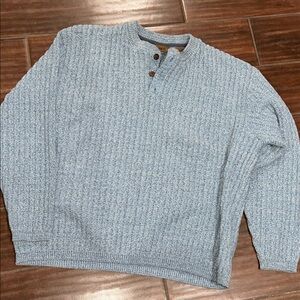 Classic Heather Blue Crewneck Sweater